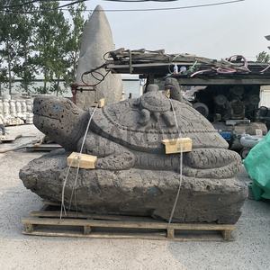 Grande <span class=keywords><strong>pierre</strong></span> <span class=keywords><strong>de</strong></span> <span class=keywords><strong>lave</strong></span> sculptée, décoration <span class=keywords><strong>de</strong></span> jardin pour la maison, sculptures en pierres, à vendre, 6 pouces - Product Image 3