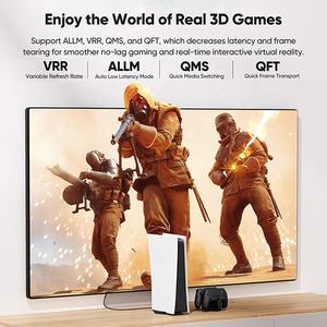 Nuevo aluminio chapado en oro 8K <span class=keywords><strong>HDMI</strong></span> 21 2,1 <span class=keywords><strong>Coaxial</strong></span> de Video juego de <span class=keywords><strong>TV</strong></span> <span class=keywords><strong>HDMI</strong></span> <span class=keywords><strong>Cable</strong></span> Kabel 1M 1,5 M 2M 3M 5M codicia Color Azul Rojo - Product Image 5