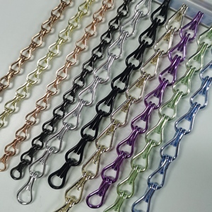 Nhôm Chuỗi Liên Kết Rèm Dệt Kim Loại Màn Hình Lưới Cho Trang Trí Rèm Cửa Chuỗi Thanh Lịch - Product Image 1