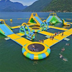 Juego Acuático Inflable, Parque Acuático <span class=keywords><strong>Flotante</strong></span>, Juegos Acuáticos, Plataformas de Salto, Trampolín - Product Image 2