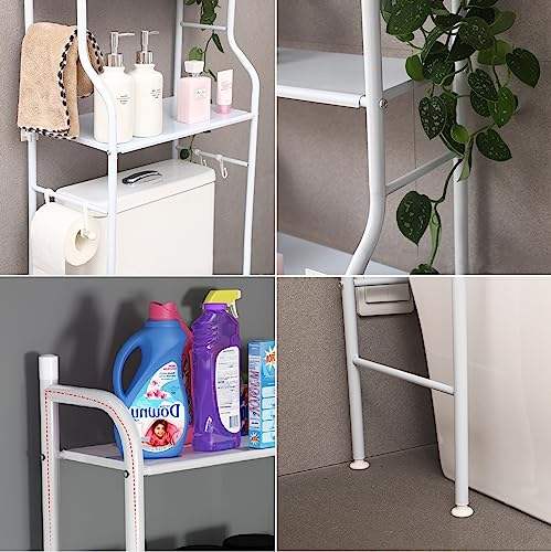 Factory Custom Logo Metal Bathroom Toilet Rack Multilayer Space Saving ...