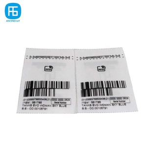 Etichetta per la cura dei simboli di lavaggio della lavanderia dei vestiti RFID UHF passivi del tessuto stampabile personalizzato di vendita caldo - Product Image 4