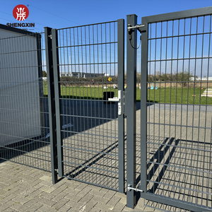 Porte de clôture à grille à double tige 868 656 Porte de clôture en treillis métallique/Porte de clôture à double treillis métallique - Product Image 1