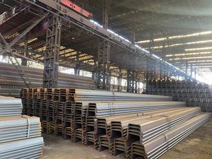 JIS High Strength Steel Sheet <strong>Pile</strong> For Port Construction With ASTM Grade Steel Piling And EN Standard Structural Steel <strong>Piles</strong> - Product Image 2
