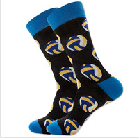 Chaussettes d'hiver pour la maison Unisex Classic Basketball Football Ball Series Suck Sweat Respirant Wholesale Sports Socks