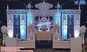 Top <b>Wedding</b> Golden Fiber Stage Fiji Majestic <b>Wedding</b> Jhrokha <b>Frame</b> Stage Exclusive <b>Wedding</b> Fiber Stage with Jhrokha <b>Frame</b> - Product Image 2