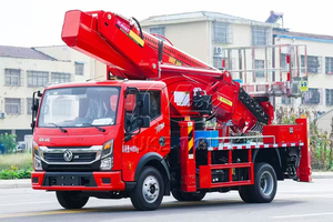 รถบรรทุกติดตั้งเครนยกของแบบยืดหดได้ DONGFENG 4x2 ระยะยกสูง 20-45 เมตร ผลิตจากโรงงานโดยตรง - Product Image 5