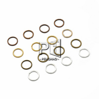 Lots d'anneaux connecteur pour fabrication de bijoux, pièces, taille 4/5/6/8/10mm, vente de fournitures en gros