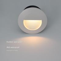 Lampe murale encastrée à détecteur de mouvement LED KDBANG, IP65, anti-éblouissement, économie d'énergie, pour extérieur, jardin, couloir, balcon, escalier