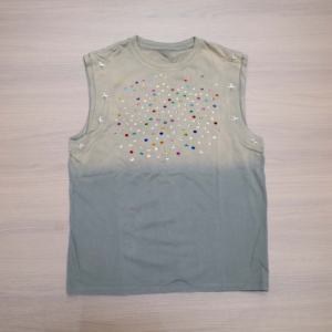 เสื้อกล้ามผู้ชายสไตล์วินเทจแบบสั่งทำพิเศษ ลุคซันเซ็ททรงโอเวอร์ไซส์ สไตล์ฮิปฮอป - Product Image 2