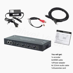 Encodeur IPTV HDH4000 Full HD1080P 4 canaux prend en charge le streaming HLS/M3U8/FFMPEG/SRT/HTTP/RTSP/RTMP/UDP pour FTTH - Product Image 6