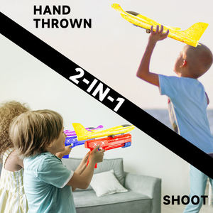 Jouet lanceur d'avion volant à assembler soi-même pour enfants, pistolet catapulte en mousse EPP, planeur pour enfants, sport de plein air, camping - Product Image 3