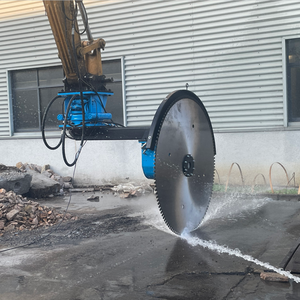 Ventes d'usine Scie à roche pour excavatrice Scie à roche pour la coupe de pierre Rotative pour couper la roche, le béton ou le sol congelé - Product Image 6