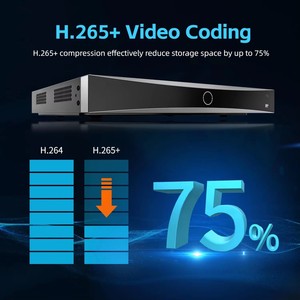 Hikvision Original English <span class=keywords><strong>DS</strong></span>-7608NXI-K1/8P 8 canaux PoE 1U Série K AcuSense H.265+ Sans disque dur Plug & Play Enregistreur vidéo réseau 4K - Product Image 5