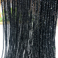 Manik-manik Biji Kaca Bersegi Dalam Untai Ukuran 2Mm Banyak Warna Bulat Hydro Bead Longgar Manik-manik Kaca Kristal untuk Membuat Perhiasan