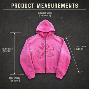 Sudadera con capucha y cremallera completa para hombre, personalizada, de 500GSM, de peso pesado, estilo vintage lavado, color rosa, con estampado gráfico de ángel Cupido, estilo urbano, OEM - Product Image 4