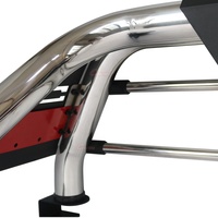 Barre de protection pour camionnette en acier inoxydable, haute résistance, équipée de lumières, multifonctionnelle