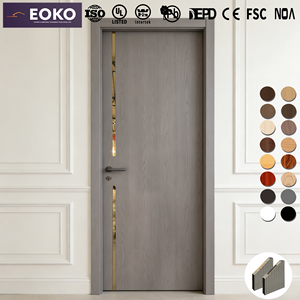 Puerta de Madera de Ingeniería Impermeable EOKO para Habitaciones de Condominios, Estilo Shaker, Suministro a Granel, Acabado Imprimado - Product Image 5