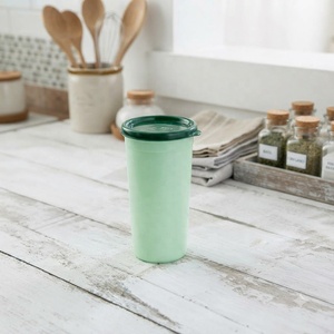 Premium PP Plastic Beverage <b>Cup</b> with Lid, Disposable Takeaway <b>Cup</b> for Hot Coffee, Tea, Juice and <b>Cold</b> Beverages - Product Image 1