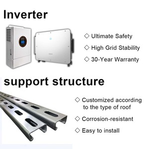 Sistema de Montaje Solar Fotovoltaico de Alta Calidad para Techos de Tejas de 3kw/5kwh, 6kw/14kwh, 12kw/16kwh, 15kw/30kwh - Product Image 4