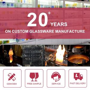 Lyngby Glass <span class=keywords><strong>Valencia</strong></span> hecho a mano personalizar vaso de agua azul Highball - Product Image 6