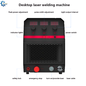 Máy hàn để bàn di động Máy hàn laser xung làm mát bằng không khí Thích hợp cho nhiều ngành công nghiệp gia công kim loại tấm - Product Image 1