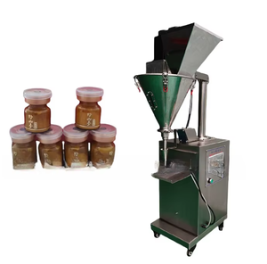 Semi Automatic Horizontal Bottles Washing Filling Machine Weighing Packaging Coffee Flour Filler Sachet Filling Machine Powder - Product Image 3