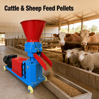 Nouvelle machine à granulés d'aliments pour animaux en acier inoxydable 350-20, 300 kg/h, à matrice plate, pour la fabrication de granulés de maïs, de paille et de soja
