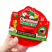 Nouvelle Boîte Mystère de Noël : Jouet Squishy en TPR et Maltose, en forme de Boulette de Pâtes Simulée (Baozi), Jouet Anti-stress à Presser et Décompression