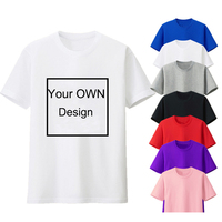 Camiseta masculina esportiva de 100% algodão, estampada personalizada