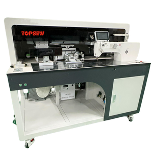 Machine à coudre industrielle automatique à laser pour la pose de poches TS-995 pour la fabrication de poches sur jeans et vêtements en denim pour usine TOPSEW - Product Image 1