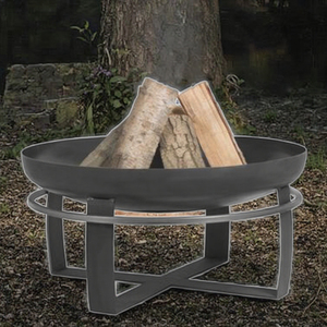 Modern Outdoor Square Garden Patio Iron <b>Fire</b> <b>Pit</b> Stove Brazier with <b>Wood</b> Fuel for Camping and Heating - Product Image 6