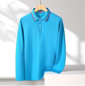 Leisure Business Polo Shirt <strong>Customized</strong> Long Sleeve T-Shirt <strong>Printed</strong> Logo Summer Polo Neck Long Sleeve Personalized <strong>Design</strong> - Product Image 3
