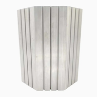 Radiateur de refroidissement LED haute puissance personnalisé en aluminium anodisé extrudé pour la Chine