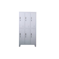Armoire métallique colorée Henan Sunjoy avec base en acier et pieds pour dortoir et salle de sport