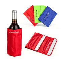 Manchon isotherme en nylon pour vin et champagne, vente en gros d'usine Cheerfast, rafraîchisseur de vin exceptionnel