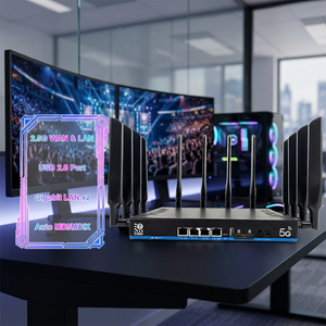 Router Wi-Fi 7 5G LTE Enterprise con Supporto ESIM, Punto di Accesso Wireless BE19000, 8 <span class=keywords><strong>Antenne</strong></span> Esterne, CPU Arm Cortex-A73, Dual-SIM - Product Image 4