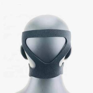 <span class=keywords><strong>Mascarilla</strong></span> Nasal de oxígeno para uso médico, correa de cabeza estándar de 4 puntos, soporte CPAP, color negro - Product Image 4