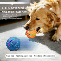 Juguetes Interactivos y de Movimiento para Mascotas Elecpet, Pelota Inteligente para Perros con Rotación Automática y Luz, Pelota Inteligente de TPU para Perros Pequeños, Medianos y Grandes