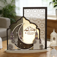 Décoration Islamique de l'Aïd 2026, Décoration de Chambre, Ramadan Kareem, Décoration de Table de Fête, Éclairage 3D, Lampe en Bois Ramadan, Cadeaux Artisanaux, Décoration Ramadan