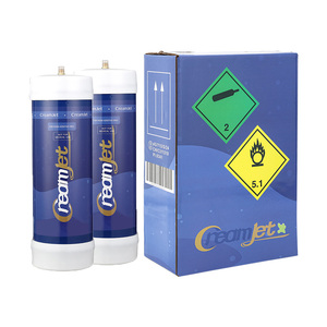 Creamjet France Stock Livraison Rapide 2pack/boîte Cylindre de gaz pour crème fouettée CO2/N2 Outils pour desserts Réservoir de gaz - Product Image 1