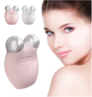 Appareil de Massage de rajeunissement du visage, rouleau de Lifting du visage à microcourant, rouleau de Massage Facial en forme de V