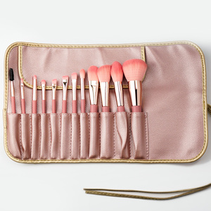12 Pcs Wooden Handle Makeup Brush Set Soft Synthetic Cosmetic Brushes Custom Luxury Beauty <b>Tool</b> <b>Kit</b> - Product Image 5