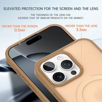 2025 nouvelle tendance Coque givrée Vrunk support d'anneau magnétique Surface de brouillard pour iPhone 15 Pro Max couverture arrière Protection de téléphone portable