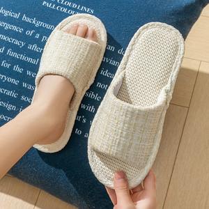 Pantuflas de dormitorio para mujer con punta abierta, nueva línea Eva, espuma viscoelástica y amortiguación, antideslizantes para invierno y otoño - Product Image 5