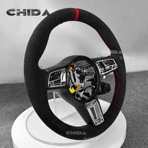 Adaptateur de volant en daim <span class=keywords><strong>SC</strong></span> pour Porsche, compatible avec les modèles 718, 991, Panamera, Cayenne, Cayman, Boxster, vente directe d'usine - Product Image 3