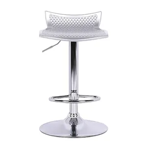 Modern Design Swivel Counter Height Adjustable High Bar Chair Salon Bar Stool With Footrest