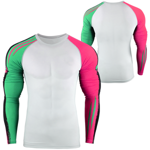 Custom Made Rash Guards High Quality BJJ MMA Men Rash guard High Quality Custom Men Rash guard Long Sleeves <b>Compression</b> <b>Shirts</b> - Product Image 2