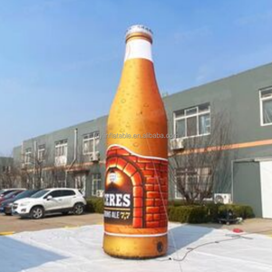 Bottiglia gonfiabile di birra cartone animato bottiglia di birra personaggio di promozione per il centro commerciale gigante influenza - Product Image 3