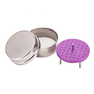 Roestvrijstalen Ronde Dentale Burs Desinfecterende Wortelkanaalreamers Sterilisatiedoos - Product Image 3